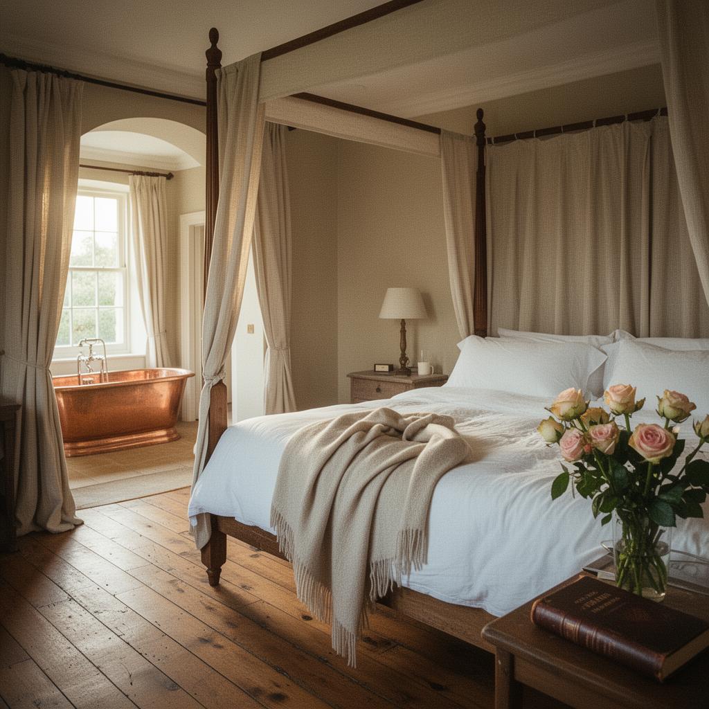 A master suite in a property under stewardship